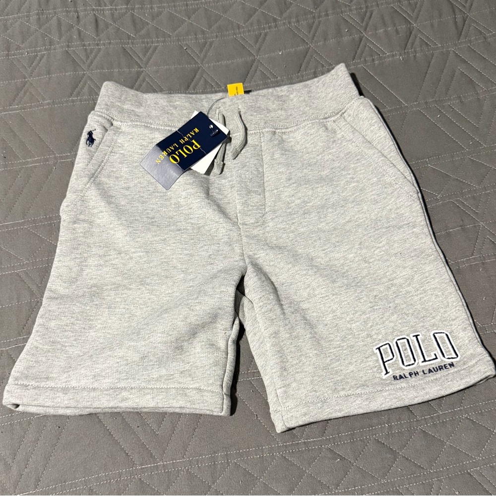 Polo by Ralph Lauren Light Gray Athletic Fleece Shorts